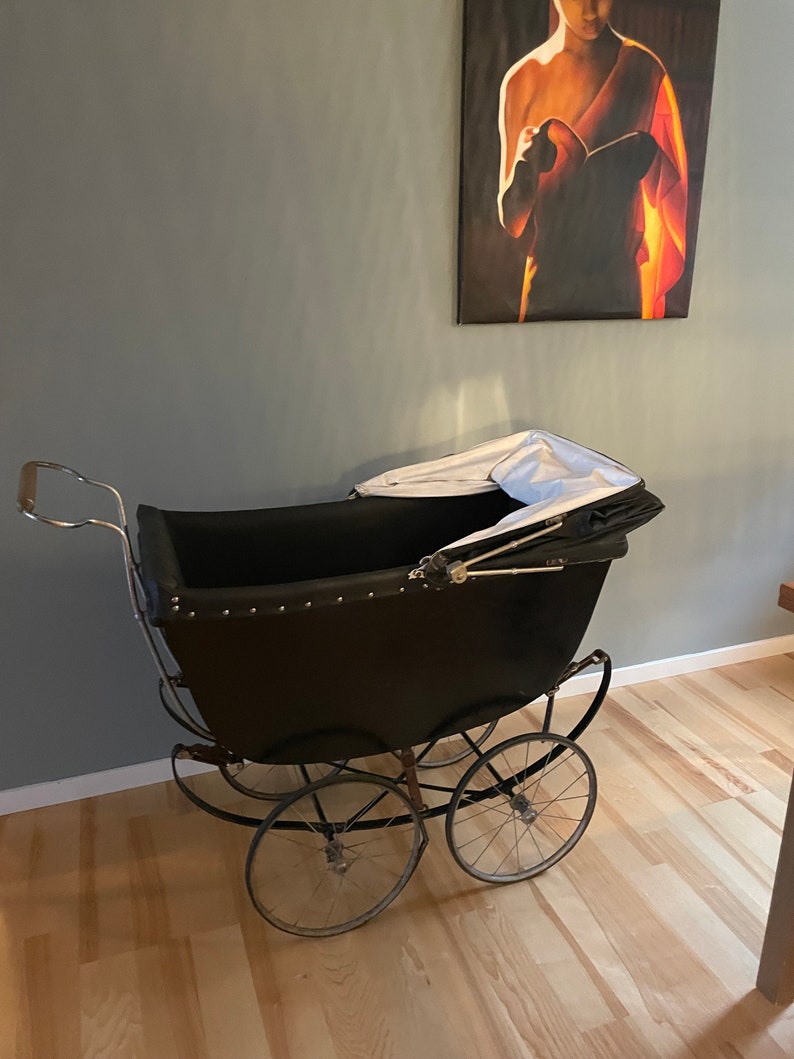 Antique Early 1900s Baby Stroller With History Etsy Australia