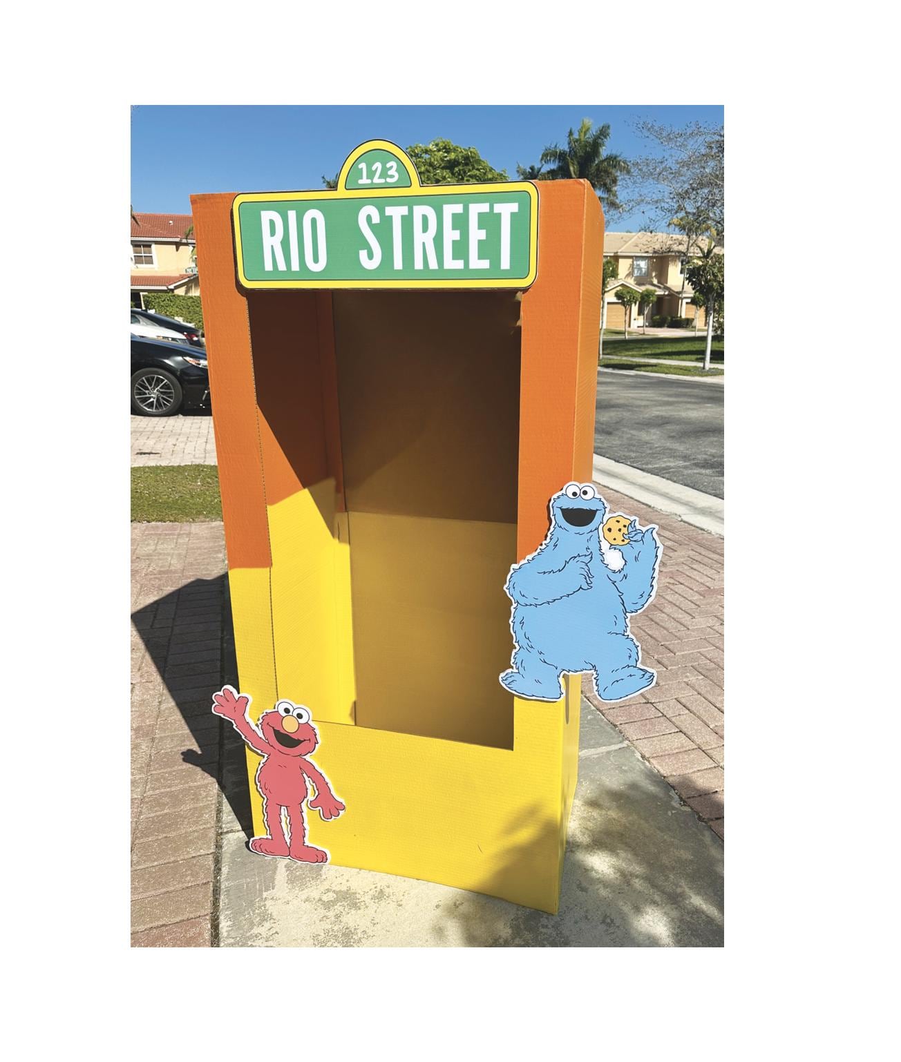 Monsters, ABC birthday Photo Booth, custom photo booths, sesame photo box