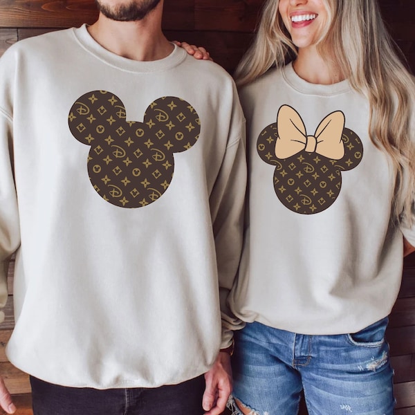 Disney Designer Shirt,Matching Disney Shirt,Disney Mickey Minnie T-Shirt,Minnie Mouse Sweater,Disney Trip,Disney Vacation Mickey Minnie Tee