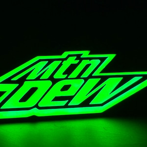 Mountain Dew neon RGB LED Sign