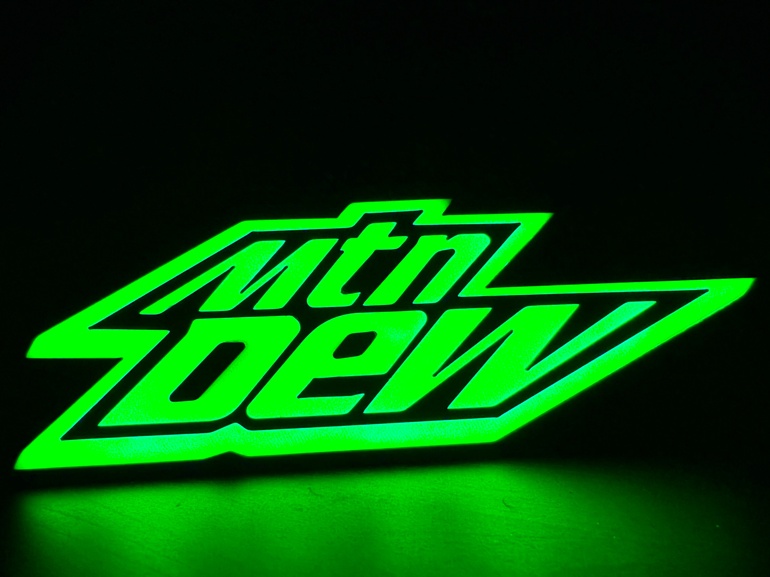 Mountain dew light up sign deals
