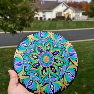 Disco Mandala Rock da 8 pollici con strass