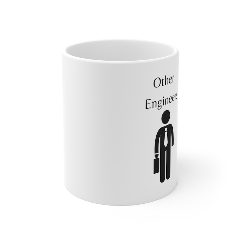 Girly Engineer Mug, Cute Engineer Gift, Woman Engineer Gift Idea, Pink Mug for Engineer image 2