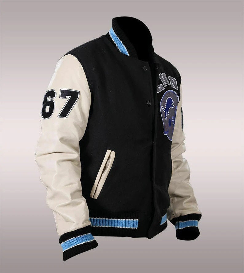 Made to Order Custom Letterman Varsity Jacket With Leather - Etsy