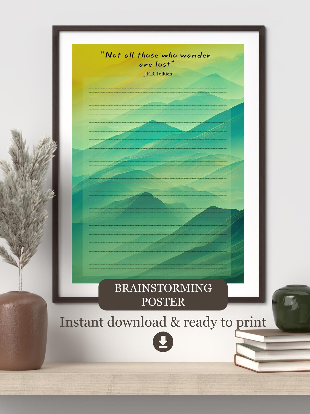Brainstorming Poster Creative Thinking Idea Mapping Tool for Classrooms ...