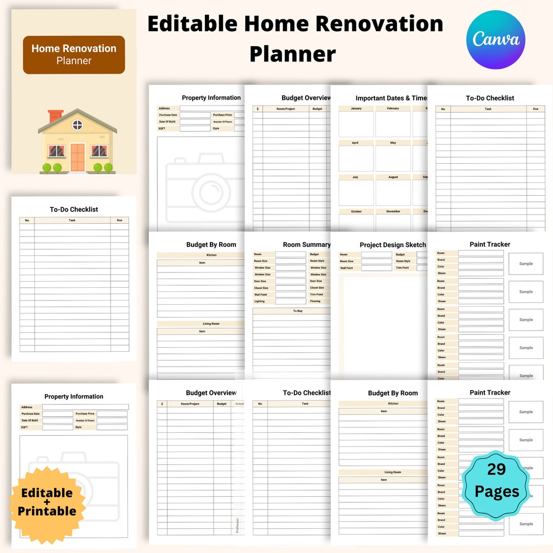 Ultimate Home Renovation Planner, House Improvement, House Renovation