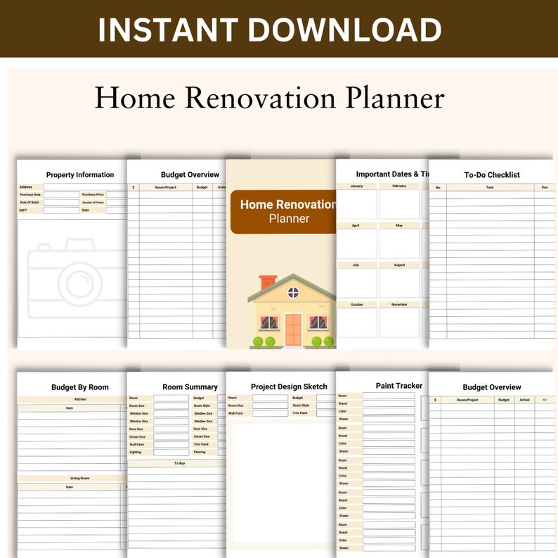 Ultimate Home Renovation Planner, House Improvement, House Renovation