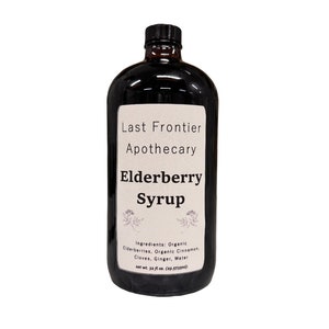 Elderberry Syrup Premium 32 Oz, Sambucus nigra