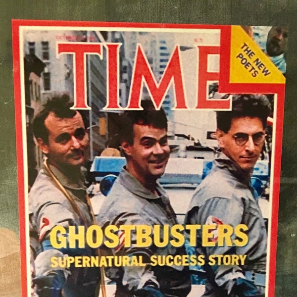 Portada de la revista Ghostbusters Time Visto en la película Hecho a medida 1/1 brillante grueso Bill Murray