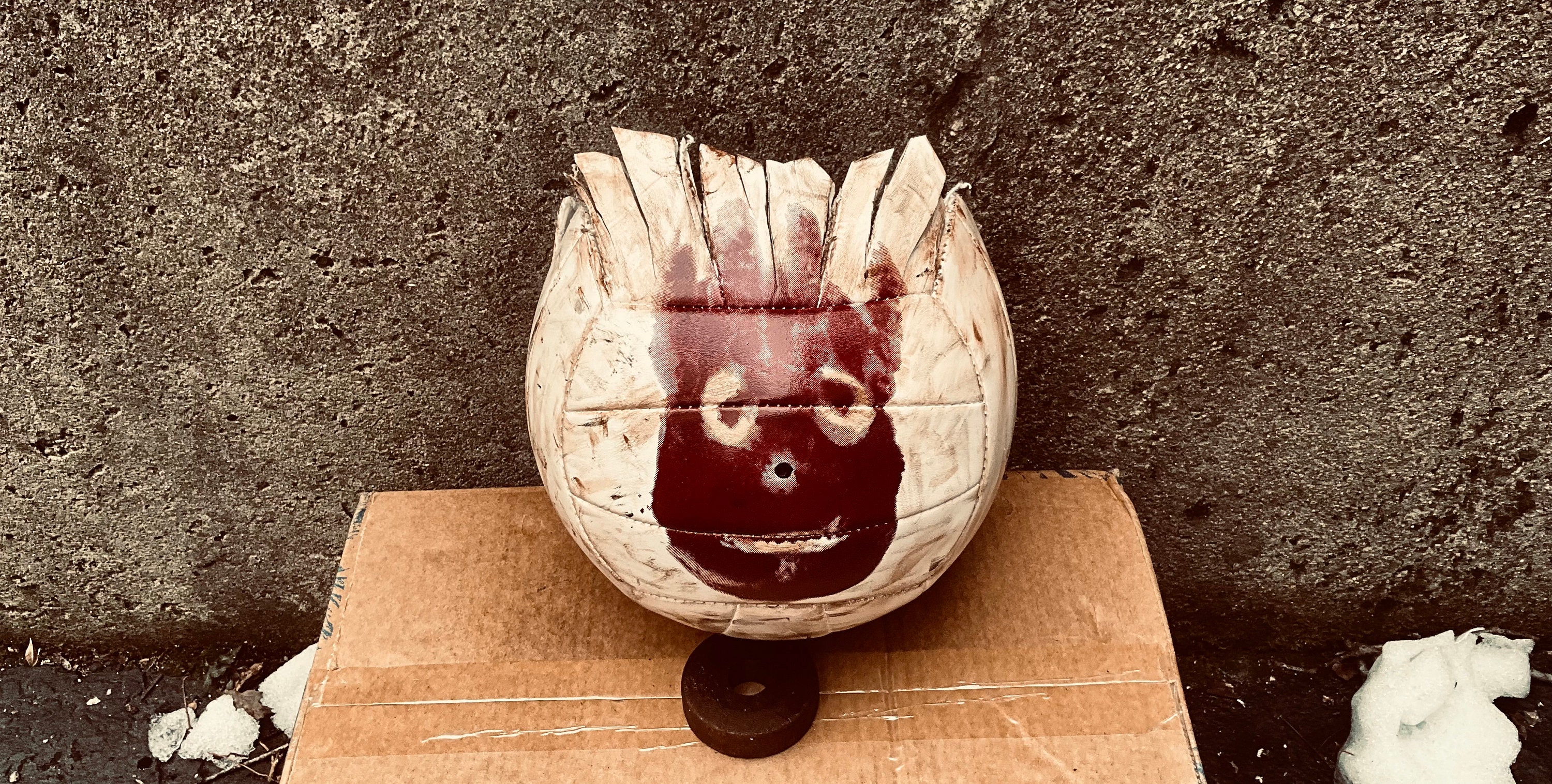 Cast Away Wilson Volleyball Full Sized Custom Made Tom Hanks 1/1 Hand