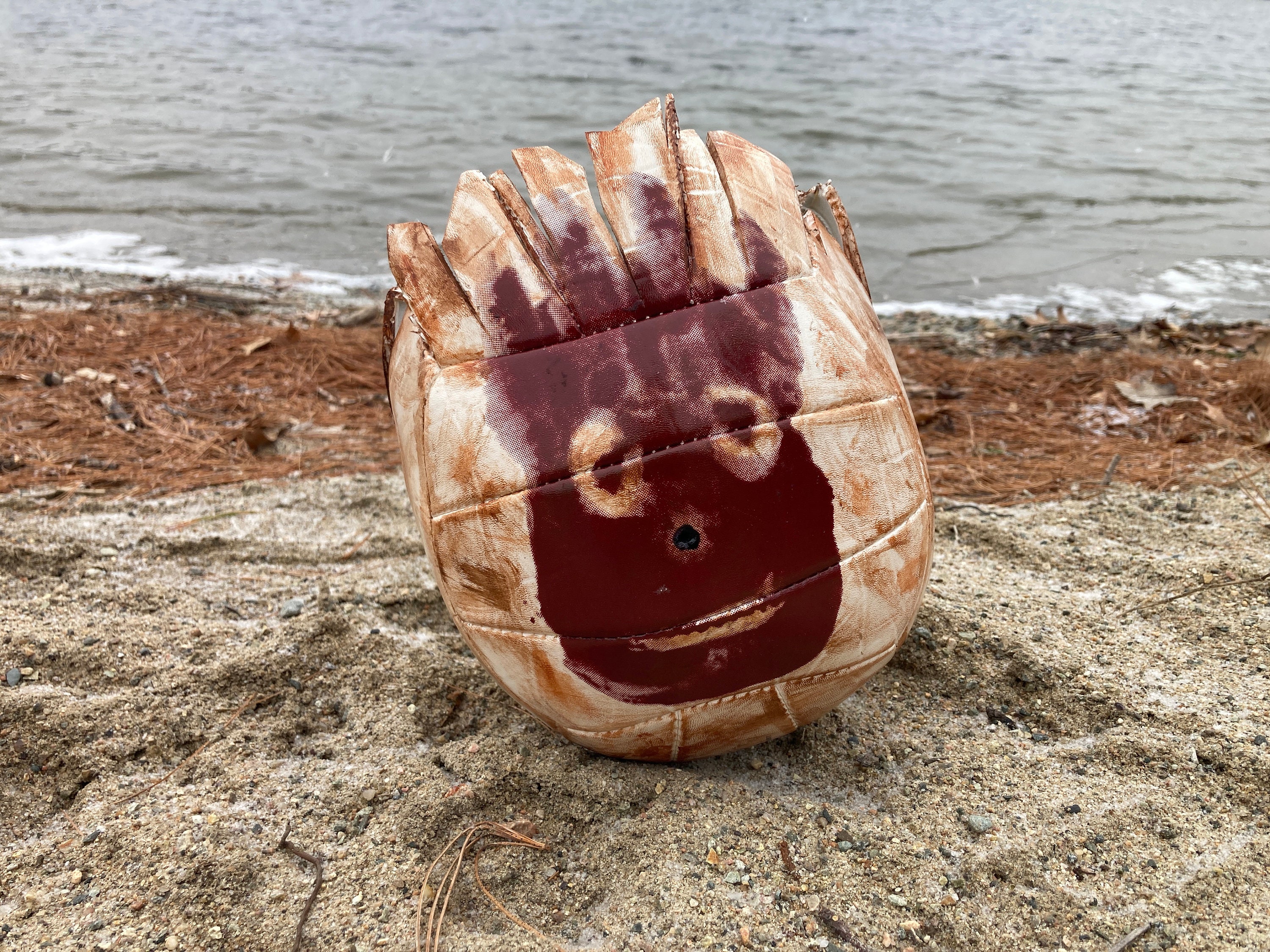 Cast Away Wilson Volleyball Full Sized Custom Made Tom Hanks 1/1 Hand