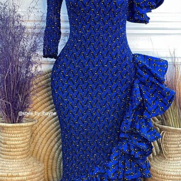 African styles, Ankara dress, African clothing, Ankara plus size dress, Ankara flare dress, Ankara midi dress, Ankara gown, African events.