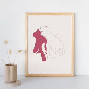 Daydream Poster / One Line / Art for Living Room / Art for Dining Room / Art for Bedroom / Gallery Wall Art Print / Graphic Art Print