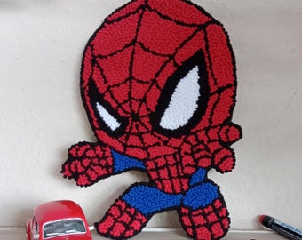 Spiderman wall hanging