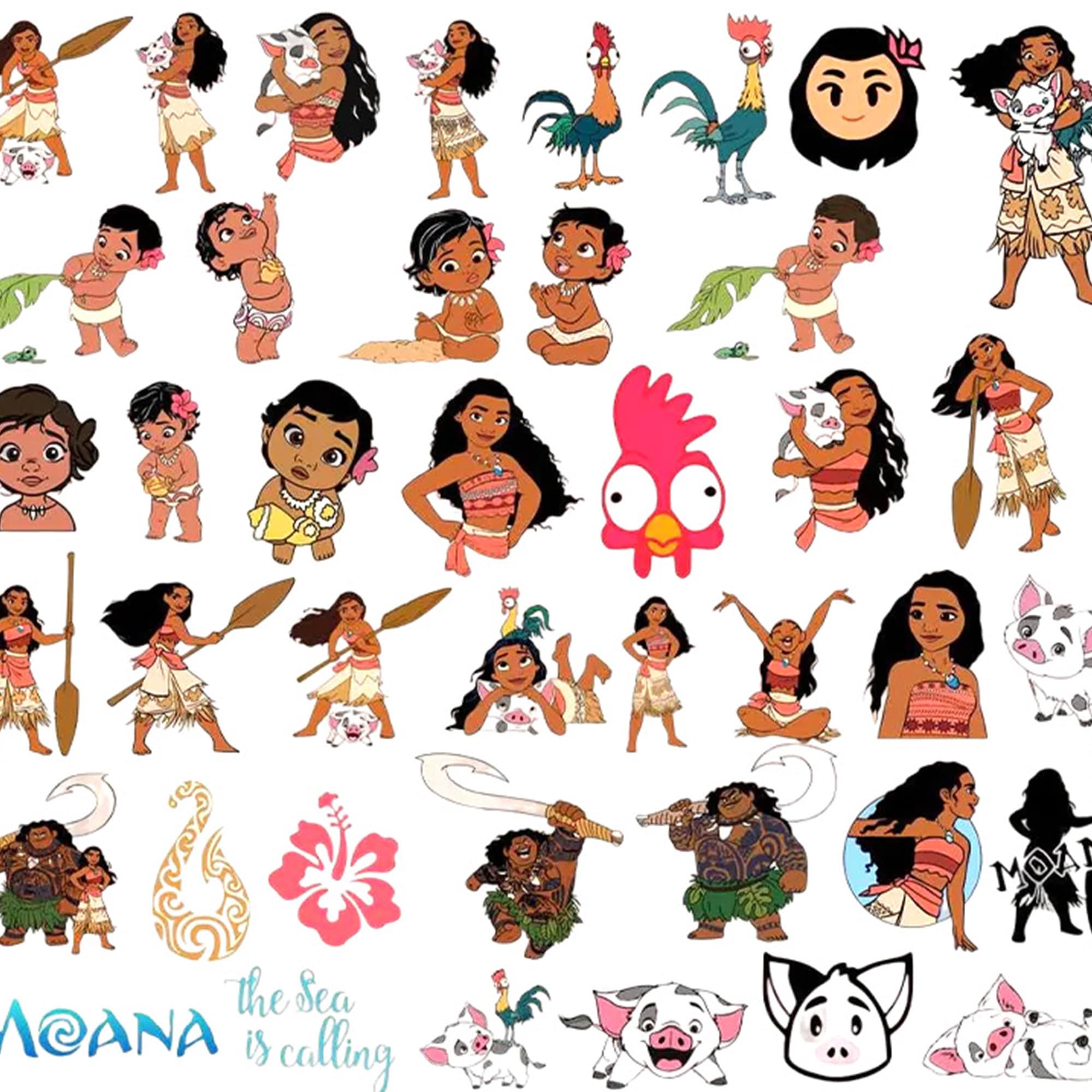 Moana SVG Bundle, Moana Svg Files for Cricut, Baby Moana Png Moana SVG Bundle, Moana Svg Files for Cricut, Baby Moana Png
