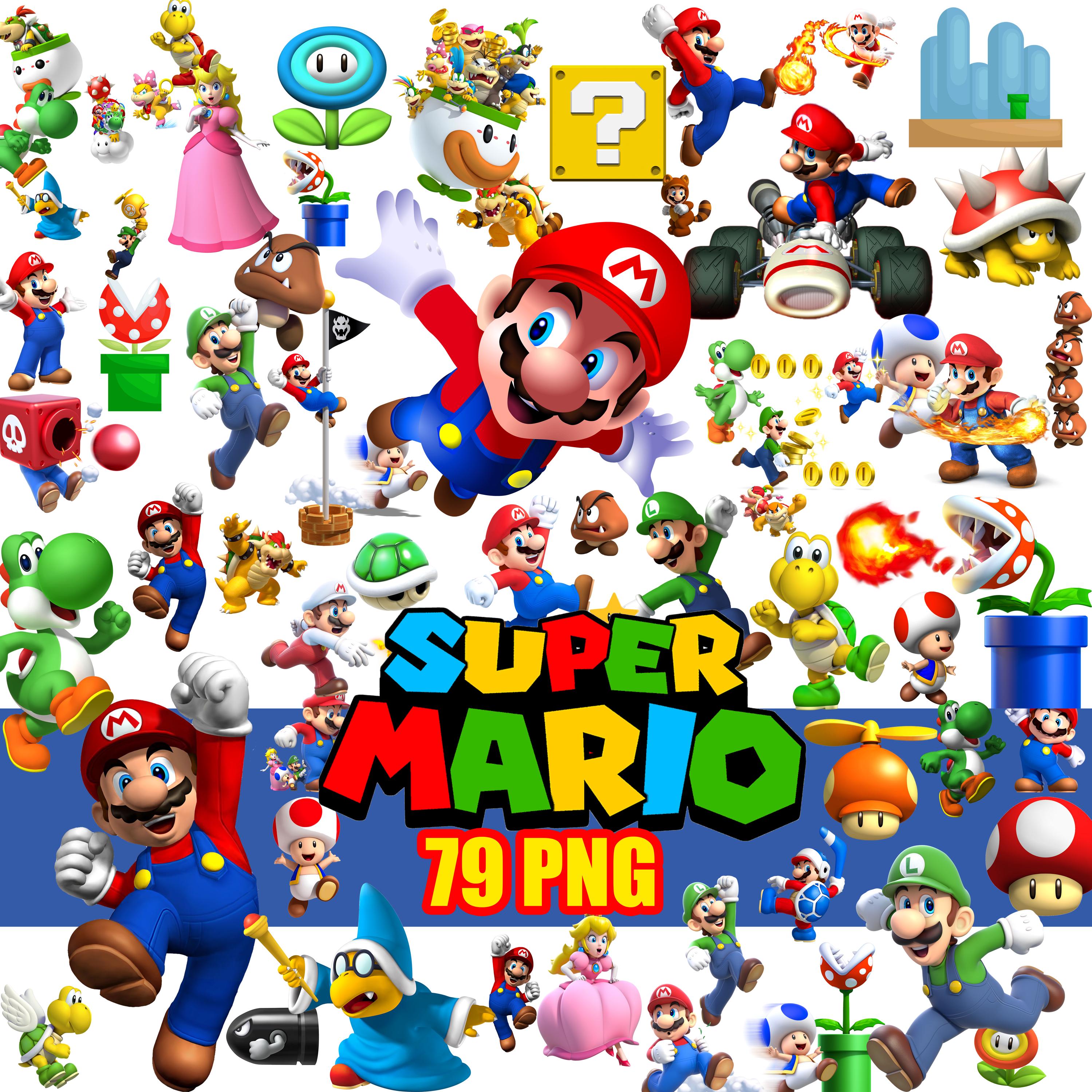 Super mario clipart - Etsy 日本