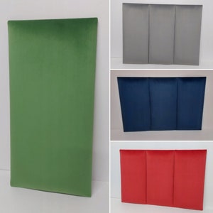 ANY SIZE Upholstered soft wall panels and padded boards, Upholstered head panel, veloured wall panel, sharp soft panels, pencil soft panels 画像 5