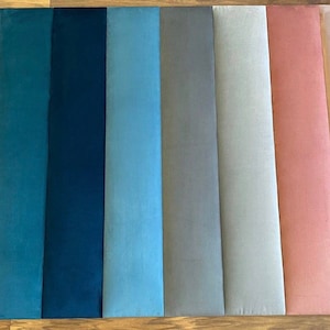 ANY SIZE Upholstered soft wall panels and padded boards, Upholstered head panel, veloured wall panel, sharp soft panels, pencil soft panels 画像 1