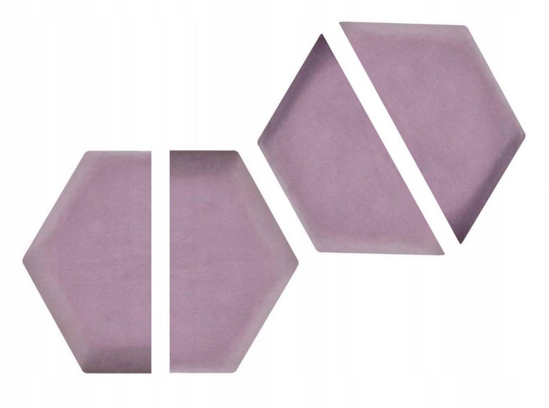 Upholstered soft bumper wall panels soft wall padding and padded boards, head panel, hexagon wall panel, wall cushion, pad wall panels zdjęcie 9