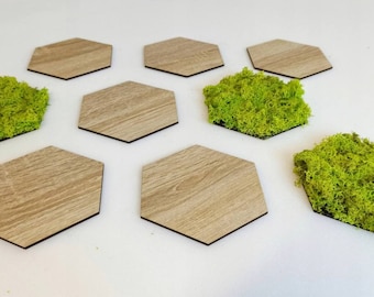 Holzwanddekor 3D-Panels (Holzsechseck) Wabenholz, originelles Wanddekor, einfache Installation, 3D-Holzplatte