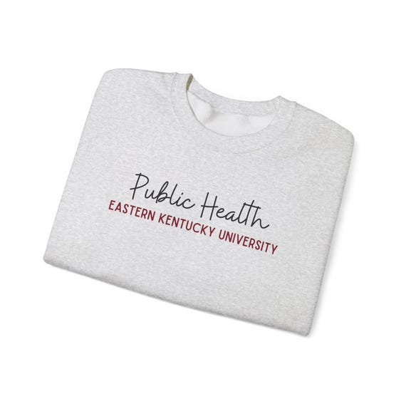 EKU Public Health Crewneck Sweatshirt Etsy