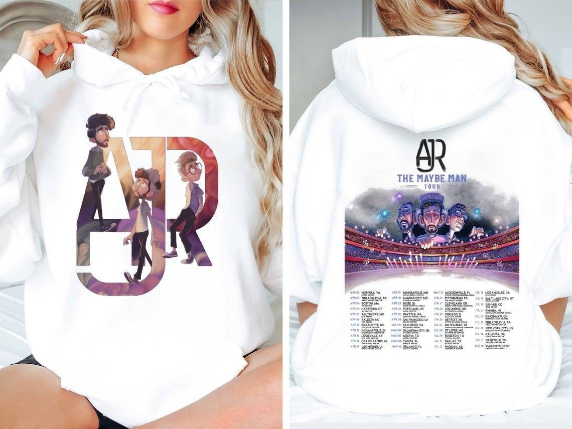 AJR The Maybe Man Tour 2024 Tour 2Sided Sweatshirt