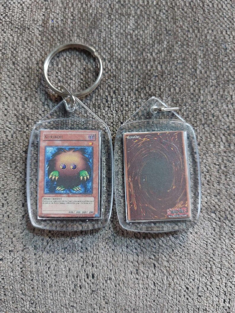Yugioh Kuriboh Inspired Keychain Etsy
