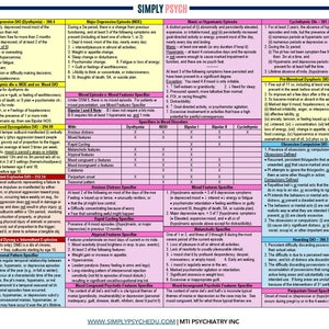 DSM 5 Spickzettel