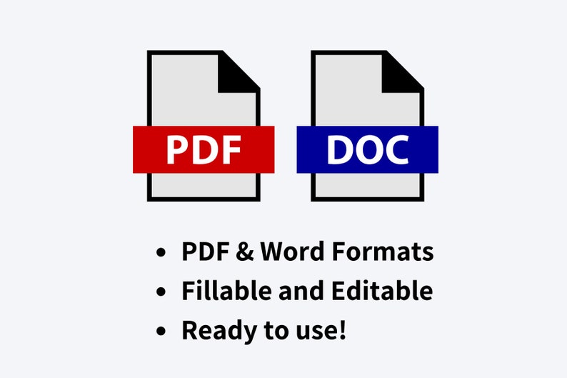 PDF AND WORD FORMATS
