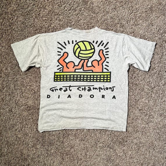 Vintage diadora t-shirt - - Gem
