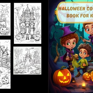 Halloween Coloring Book for Kids