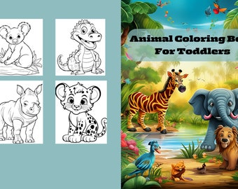 Animal Coloring Book For Toddlers