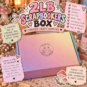 May include: A rectangular cardboard box with a gradient finish transitioning from purple to yellow. The lid features a circular sticker with a frog illustration and the text Thank You PaperCraftsDepot. The box is surrounded by decorative text notes.