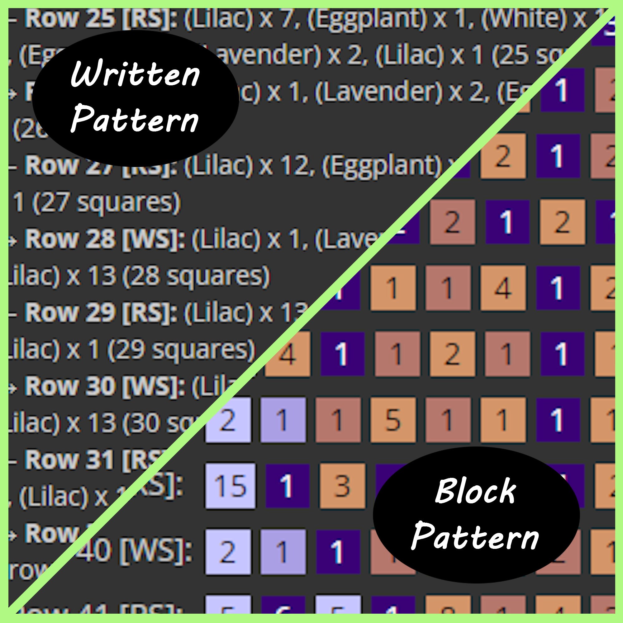 Crow C2C Crochet Graph and Pattern - Etsy
