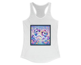 Unicorn Yoga Tank - Women's Ideal Racerback Tank