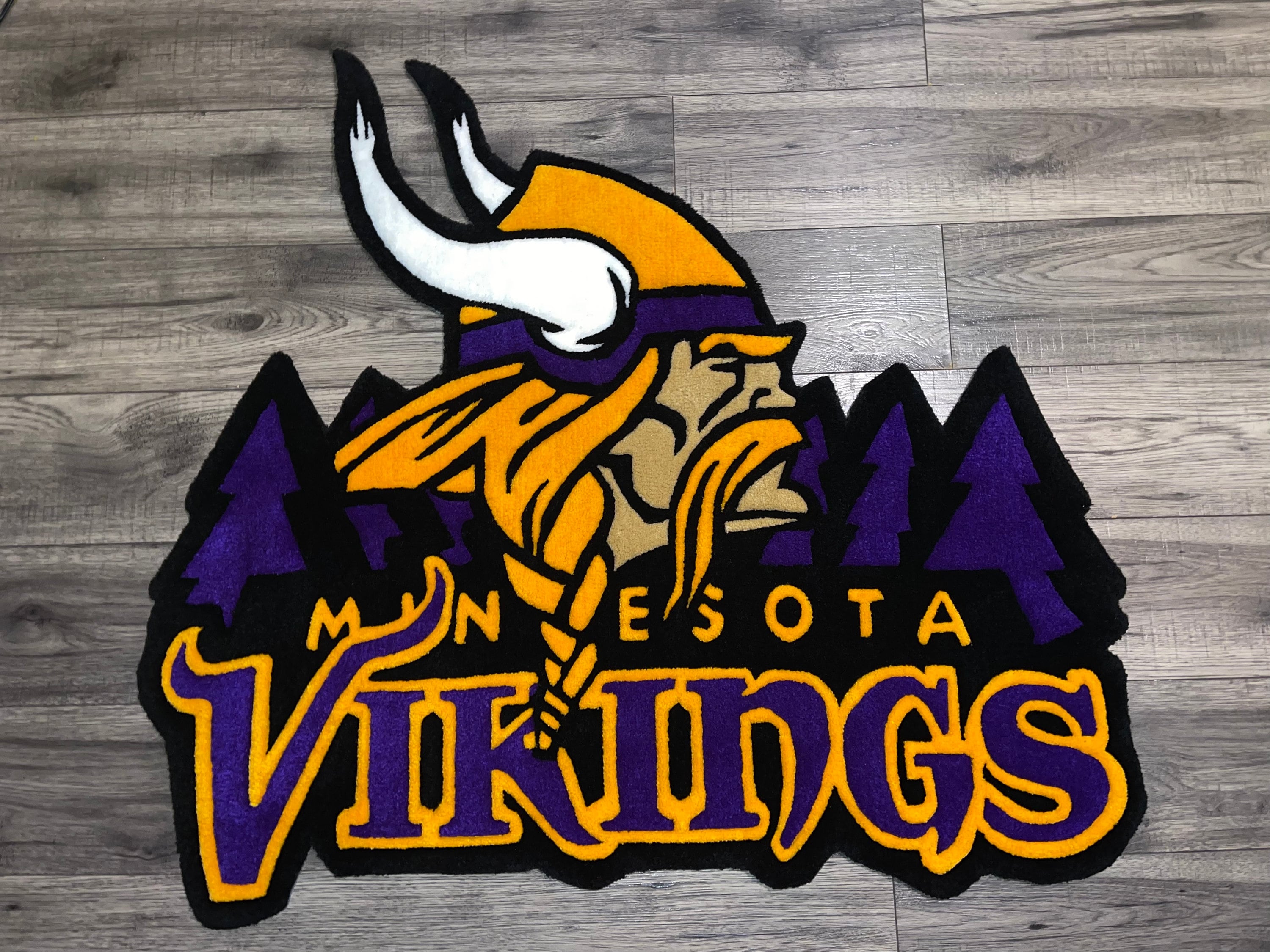 Hand Tuft Minnesota Vikings Rug - Etsy