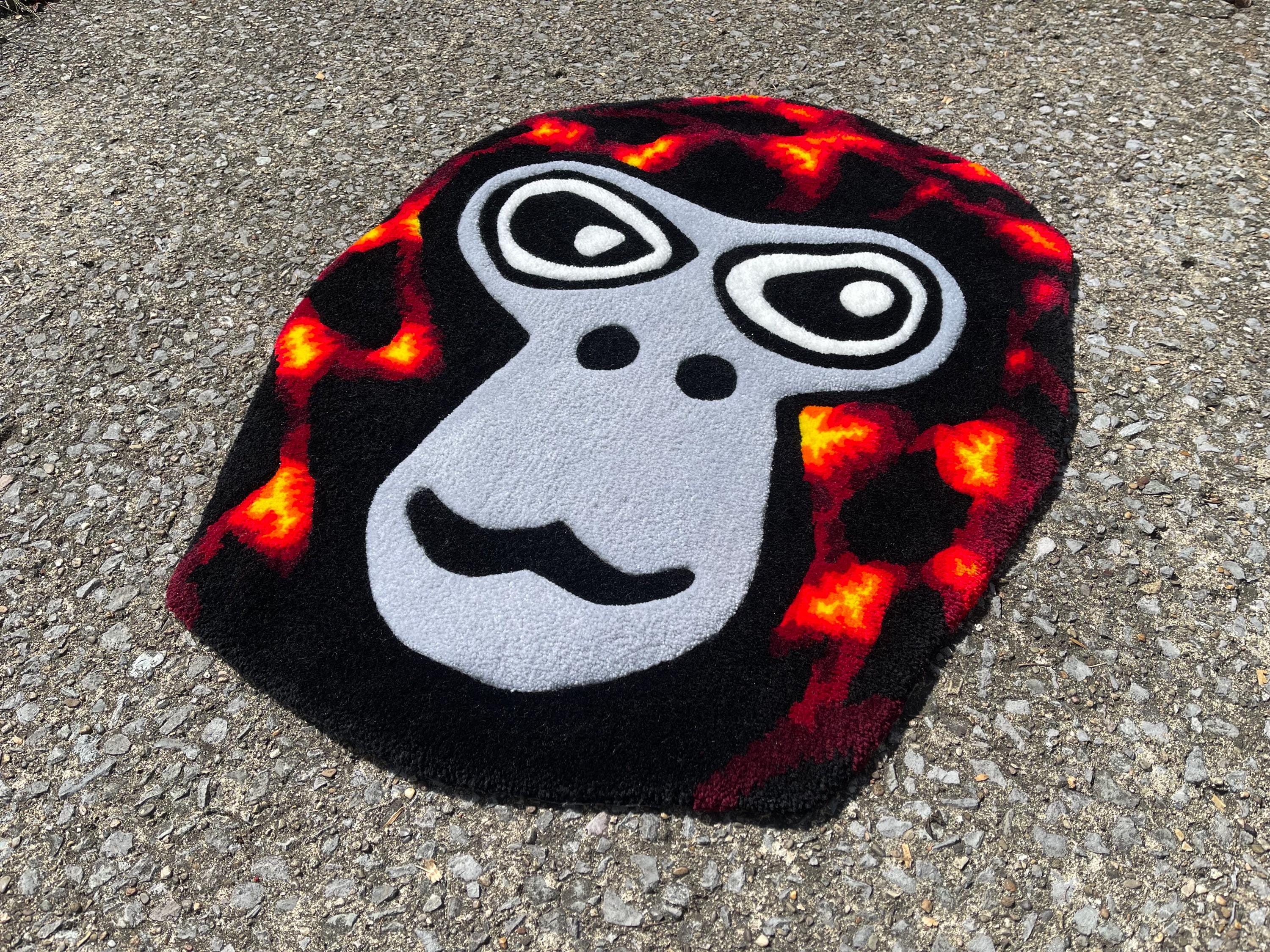 Vr Rugs Gorilla Tag Vr Rug - Etsy