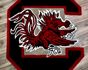 Hand tuft South Carolina Gamecocks rug
