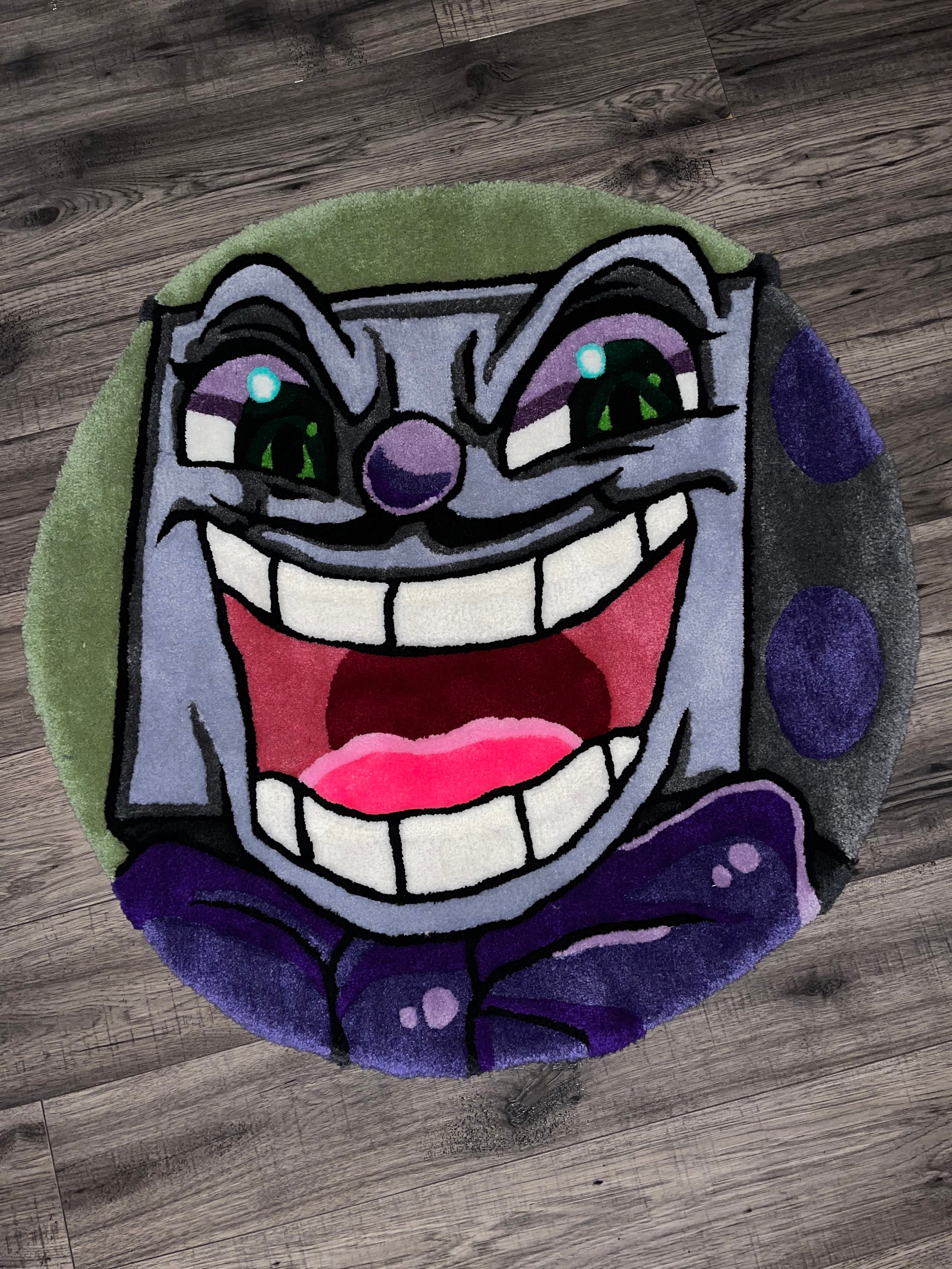 Cuphead King Dice Shadowbox Art