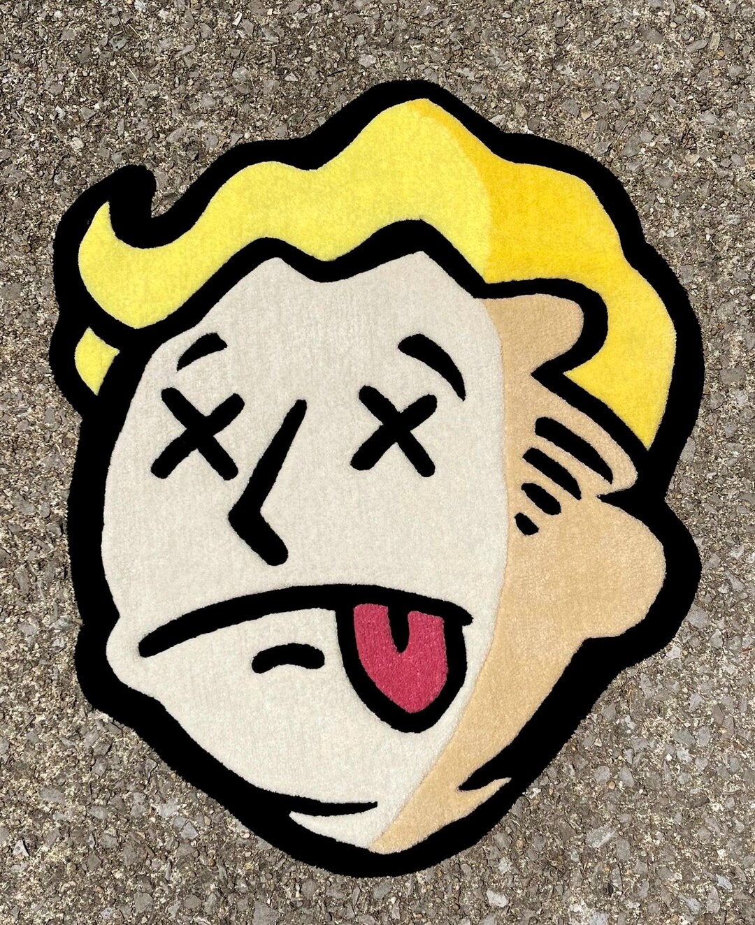 Fallout Area Rug Hand Tuft Fallout Dead Player Rug - Etsy