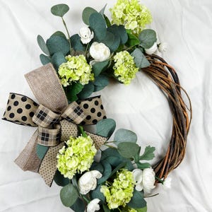 Floral Grapevine Wreath