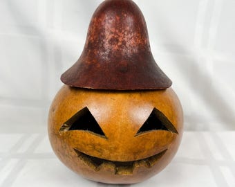 Pumpkin Gourd small (brown/yellow)