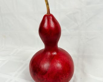 Dark Red Gooseneck Gourd Decoration (RED)