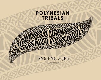 Polynesian Tribal Patterns | Digital Download SVG, PNG & JPG