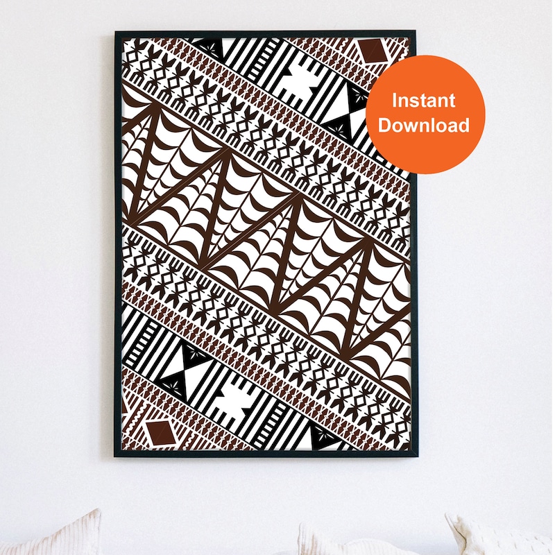 Fijian Tapa Designs - Etsy