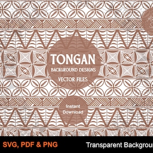 Tonga-patroonbanner | Tonga-stam | Direct downloaden | Digitaal ontwerp