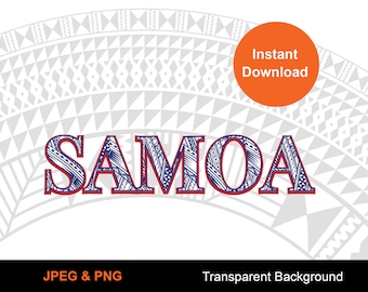 Fuente tribal polinesia Samoan Tatau Vector 40 cm x 40 cm Patrón sin costuras - Descarga instantánea / Diseño digital