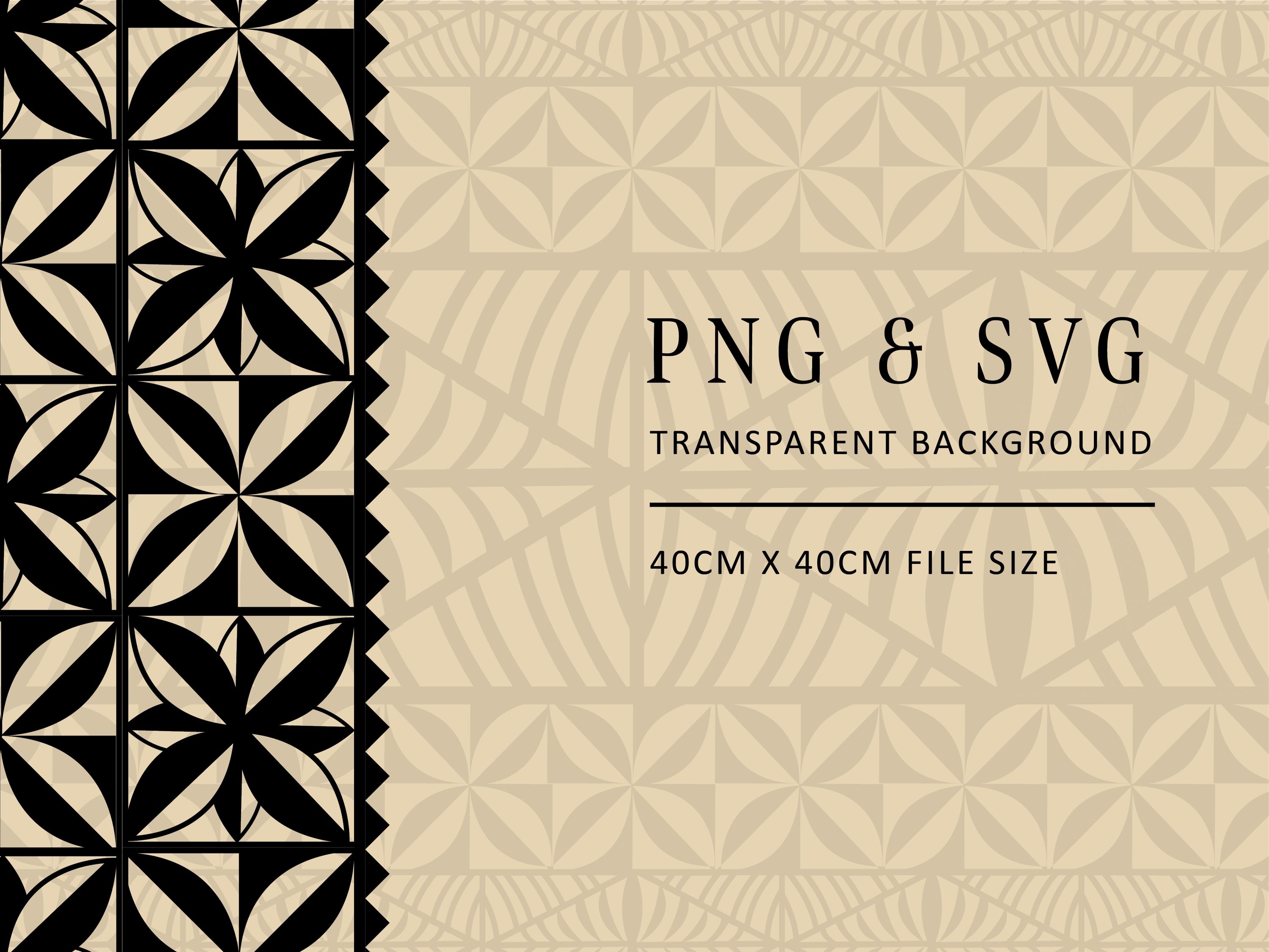 Samoan Tribal Circle Pattern SVG PNG | Polynesian Island Design ...