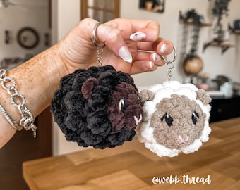 Sheep Keychain (Handmade Crochet)