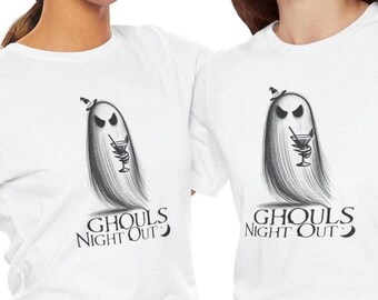 Personalized Girls Night Out Shirt, Halloween Party T-Shirt, Custom Group Shirt